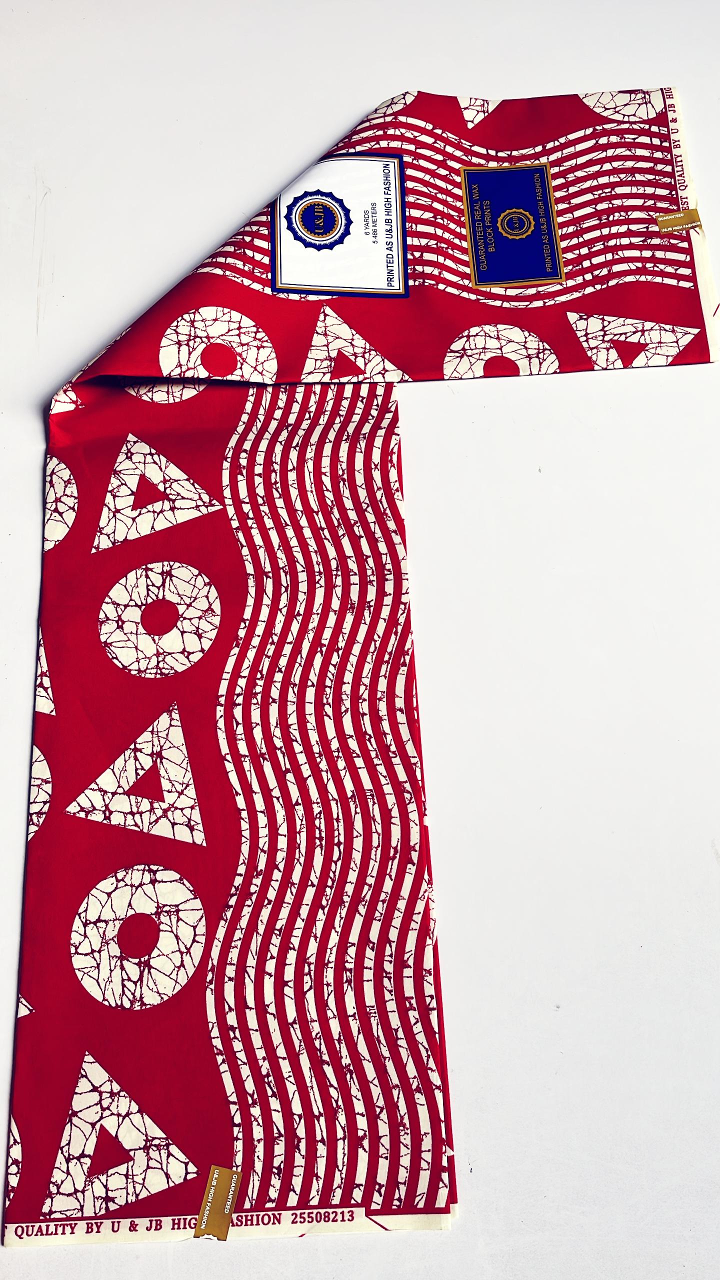 The Adedayo Fabric – Bold Multicoloured African Print (5 Yards)