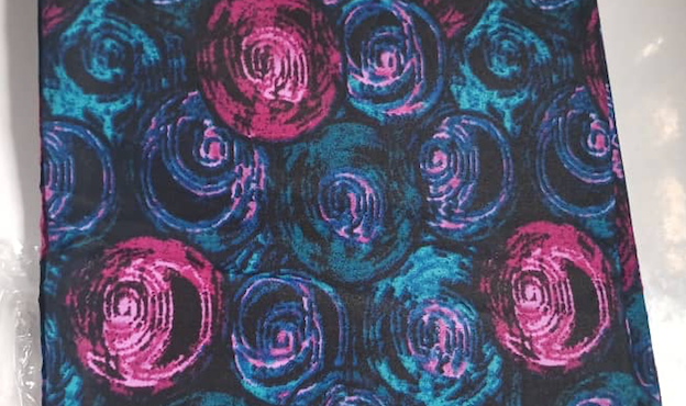 The Adebola Fabric – Bold Multicoloured African Print (5 Yards)