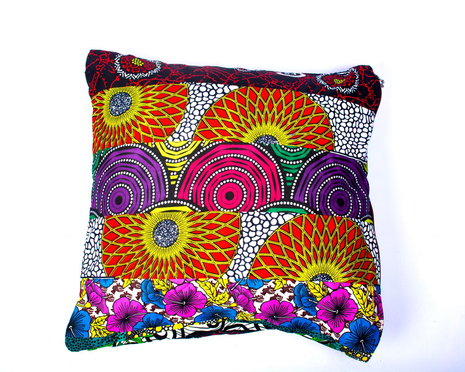 The Layo Pillow Case Set – Multicoloured African Print (Set of 4)