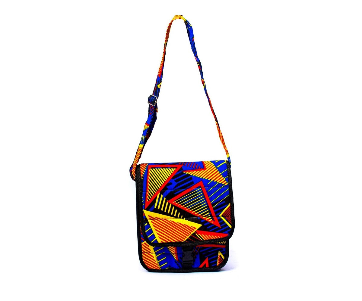 The Jesuloba Crossbody Bag – Multicoloured African Print Bag