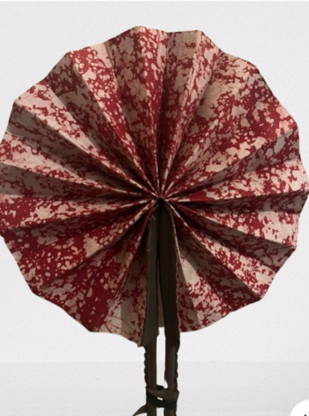 The Oluropo Fan – Foldable African Print Hand Fan