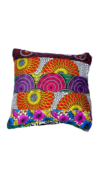 The Layo Pillow Case Set – Multicoloured African Print (Set of 4)