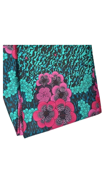 The Adeayo Fabric – Bold Multicoloured African Print (5 Yards)